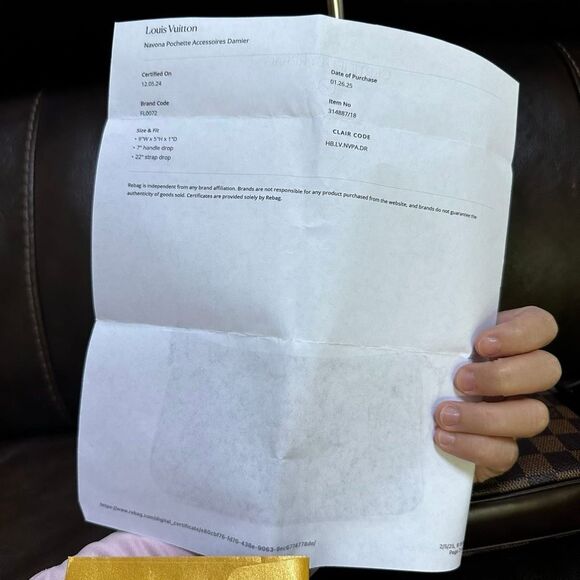 Louis Vuitton Pochette Accessories Damier Ebene - Picture 12 of 15